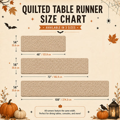 🎃 Halloween Quilted Table Runner – Cozy Fall Decor in Seconds