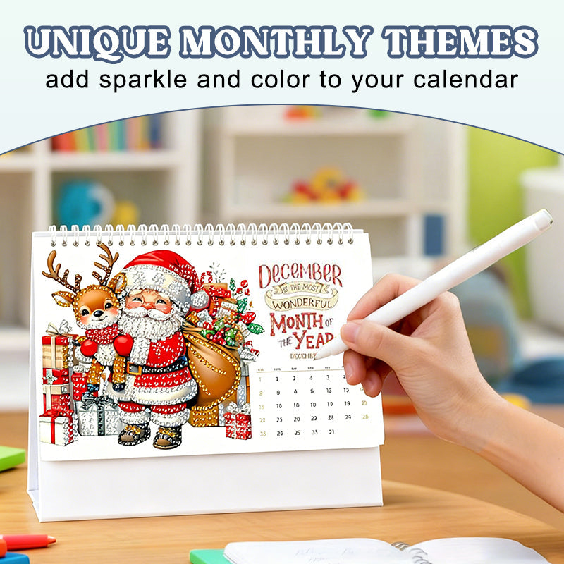 Gör-det-själv-tecknad Diamantmålningskalender 🎨