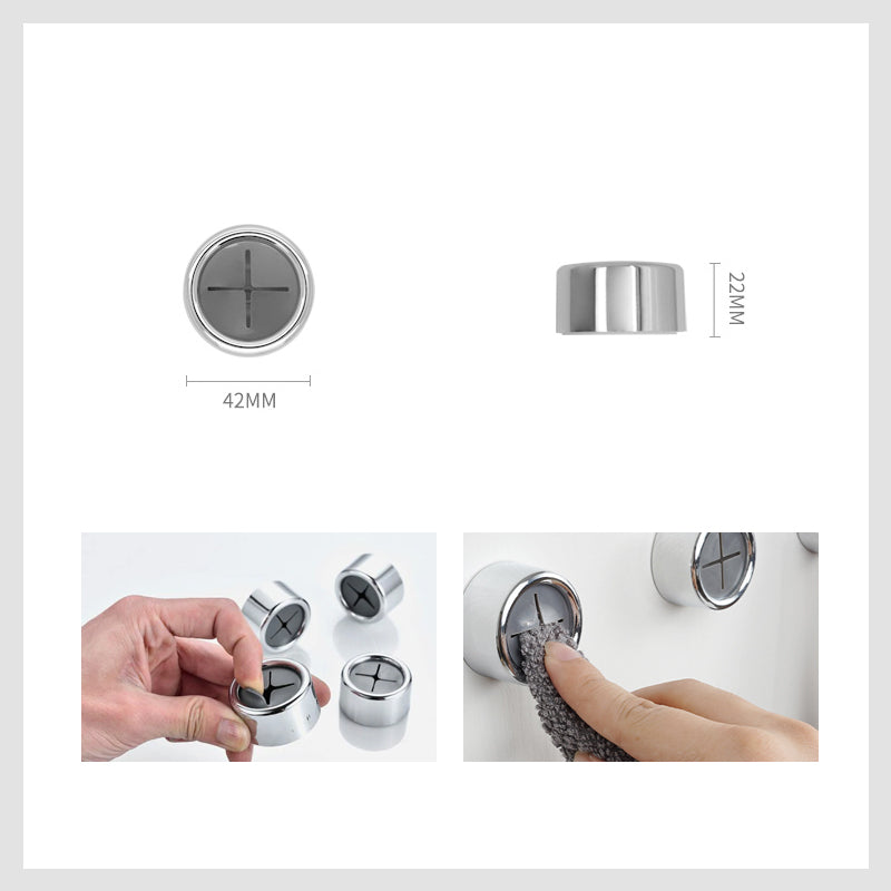 Icke-märkande självhäftande krokar