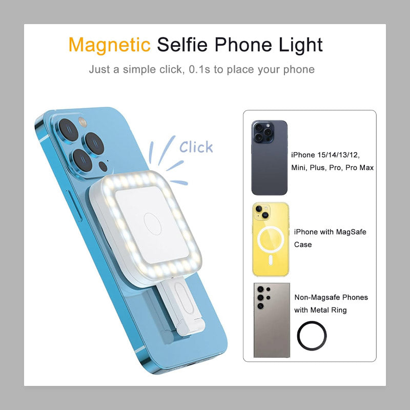 Magnetisk Bärbar Selfiefyllningslampa