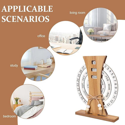 Kreativ kalender av trä