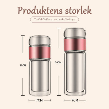 Te- Och Vattenseparerande Glaskopp