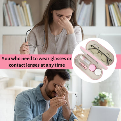 Double-Layer Dual-Purpose Glasses Case