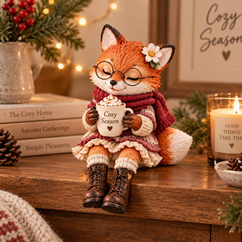 Heart-warming and touching Christmas animal figurines