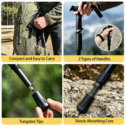 ⛰️Adjustable Aluminum Alloy Trekking Pole