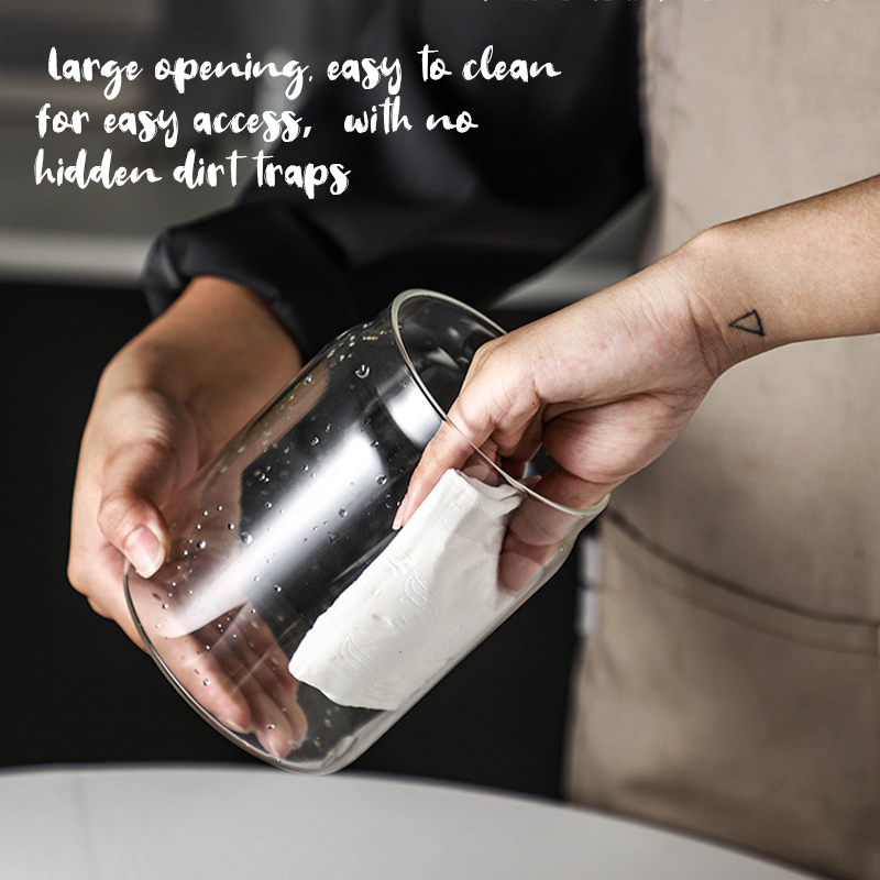 ☕ Vakuumförseglad Glasförvaringsburk | Skapad för kaffe, bevarar smaken längre ☕