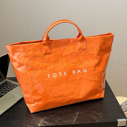 Toteväska med bokstavstryck för kvinnor