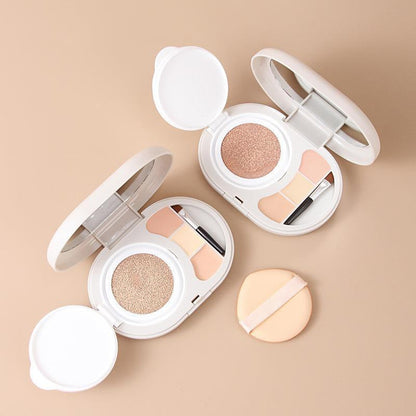 Trefärgad Concealerkudde I Puderbas