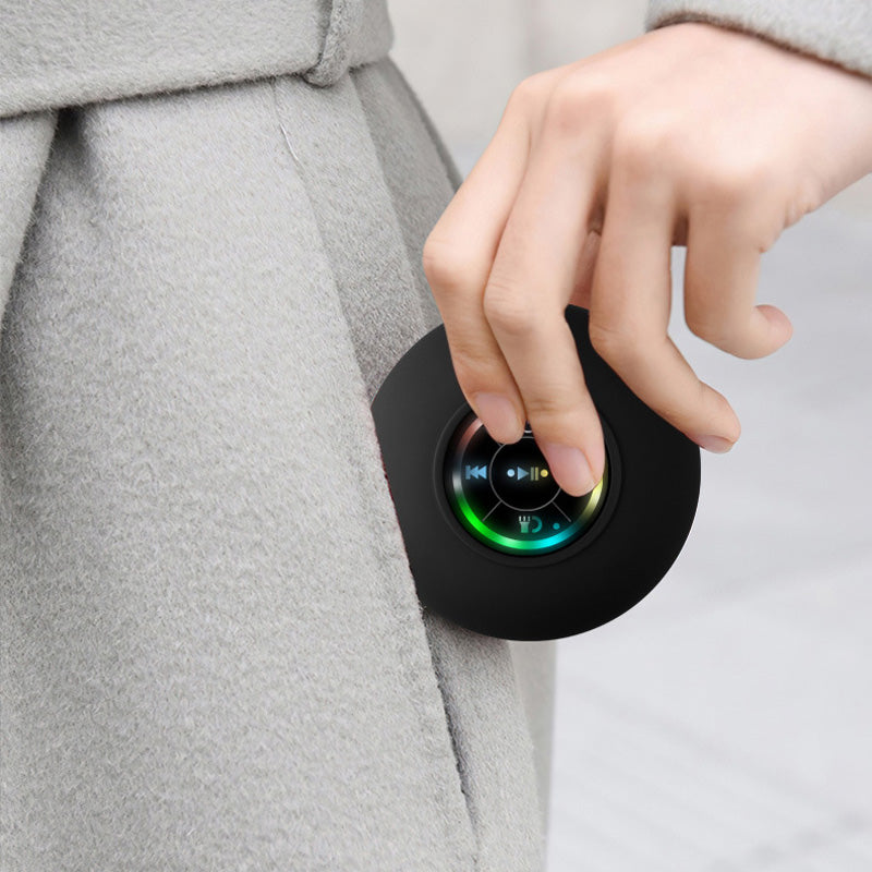 Stor Sugkopp LED-Ljus Vattentät Bluetooth-Högtalare