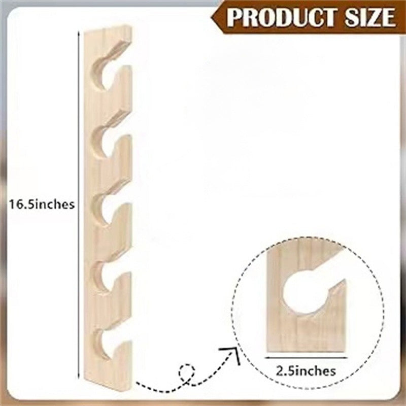 🔥Sista dagen 49% rabatt 🔥Trä basebollkeps vertikal hattstativ