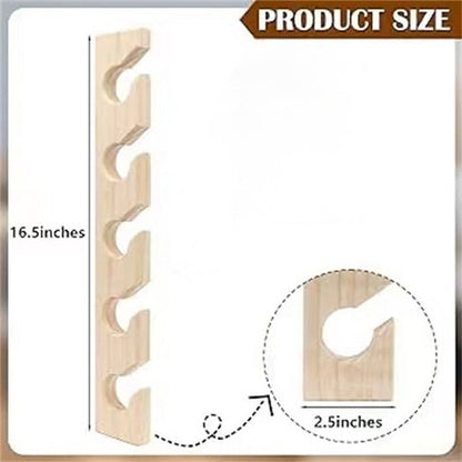 🔥Sista dagen 49% rabatt 🔥Trä basebollkeps vertikal hattstativ