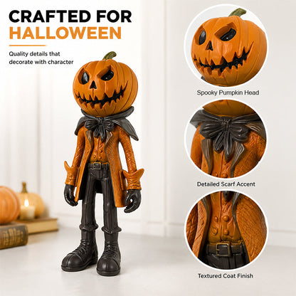 🎃 Halloween Pumpkin Head Figurine Decoration
