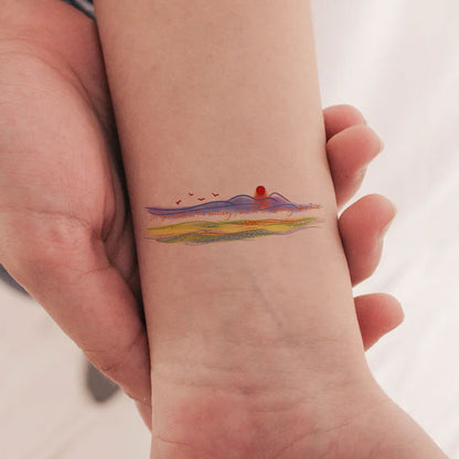 ✨🌈 Creative Colorful Wrist Tattoo Sticker