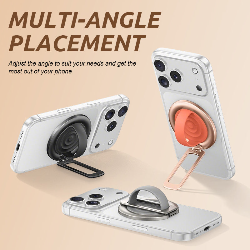 Strong Magnetic Silicone Mobile Phone Loop – Rotatable Ring Stand