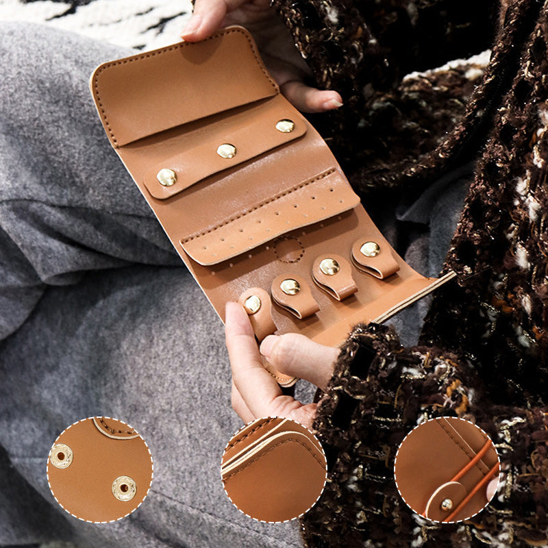 Bärbar resesmyckesväska/Portable travel jewelry bag