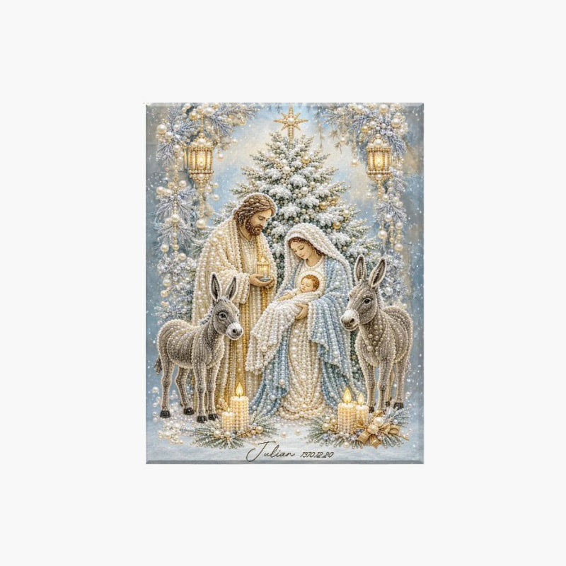 💎Nativity Scene Diamond Painting Kit | Jesus Christ Christmas Faith Art Decor