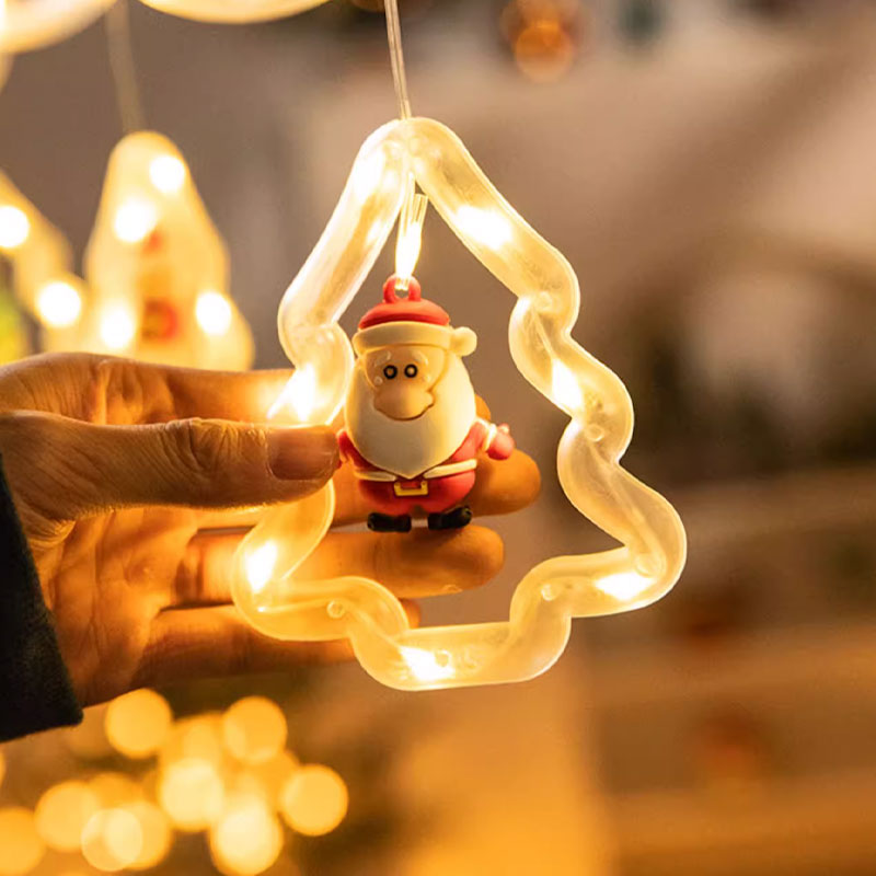 🎄✨ LED-julstämningsgardinljus · Lys upp varje festlig stund ✨🎄
