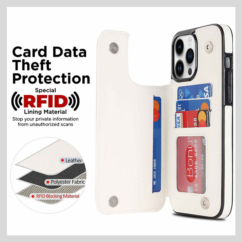 Mobiltelefonfodral Med Kortplats I Läder