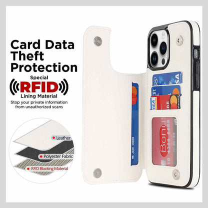 Mobiltelefonfodral Med Kortplats I Läder