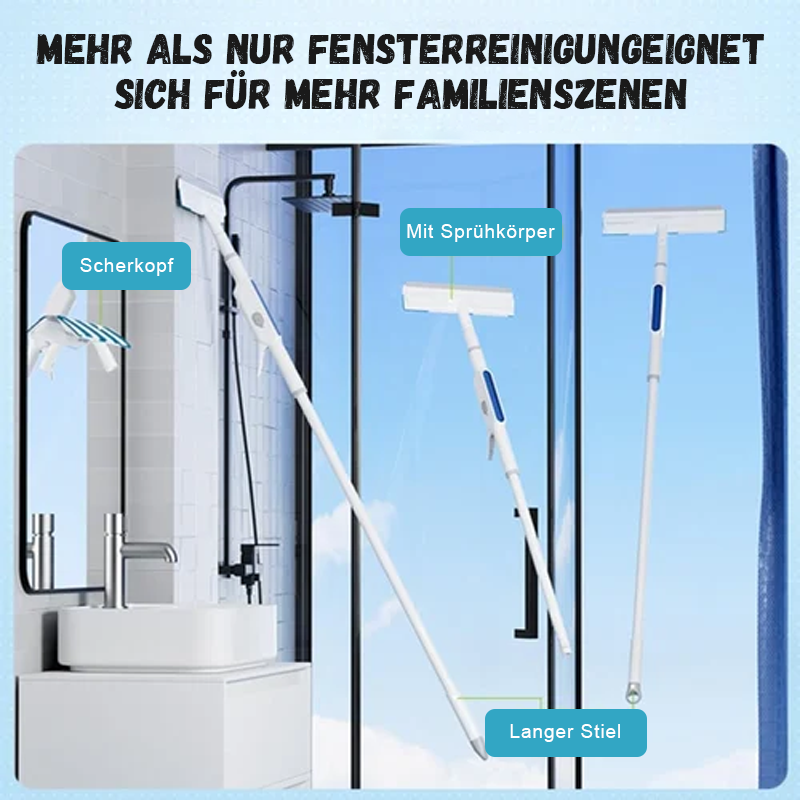 Rakel för sprutrengöring av fönster/Fönsterputs med sprutrengöring
