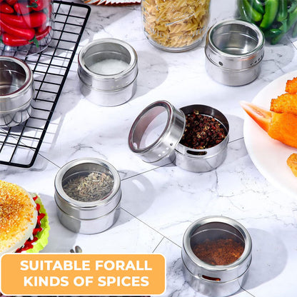 Rostfritt Stål Kryddburk