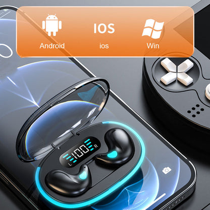 Digital Display Mini Noise Cancelling Bluetooth-hörlurar