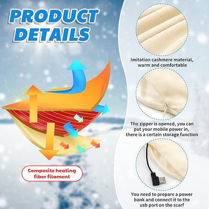 Elektrisk halsduk i kashmir