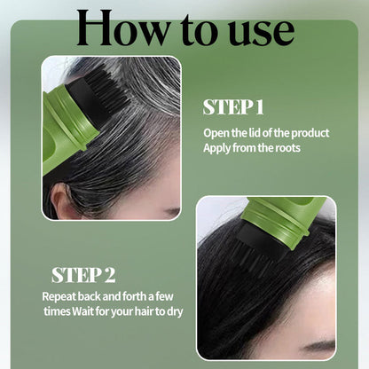 🖌️ Penna för att täcka grått hår – omedelbar färgkorrigering, när som helst!