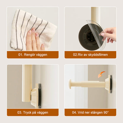 ✨Sugkopp stansfritt klädhängare förvaringsställ✨