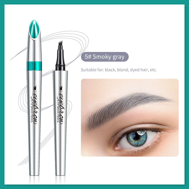 Quad flytande ögonbrynspenna