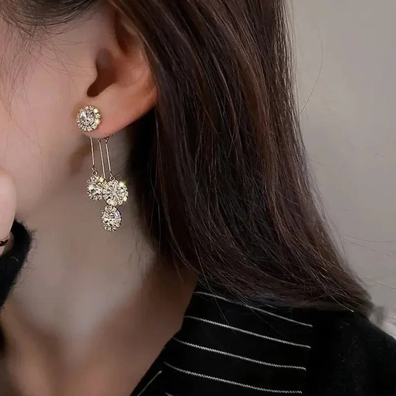 Örhängen med runda kronblad🎁de bästa gåvorna till dina nära och kära💕