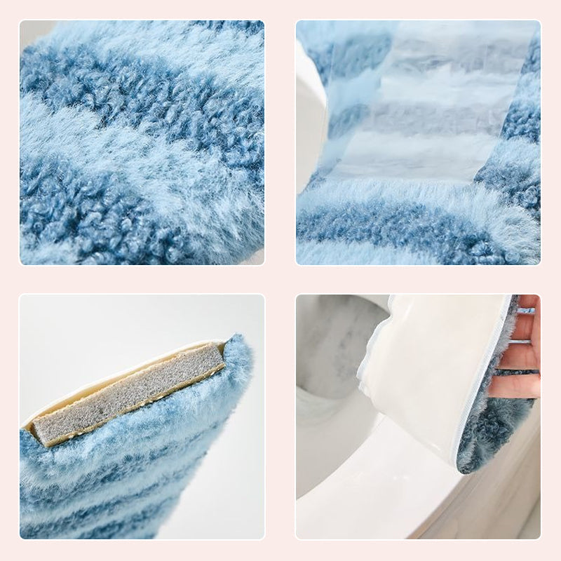 Höst Och Vinter Förtjockad Självhäftande Toalettsits