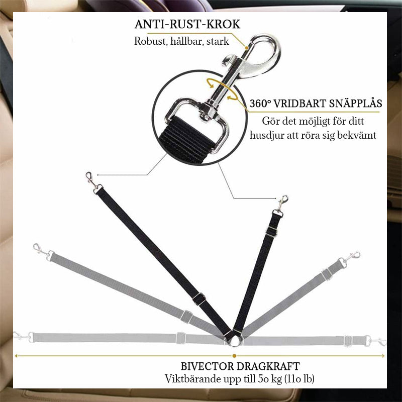 Bilsäkerhetsbälte För Husdjur