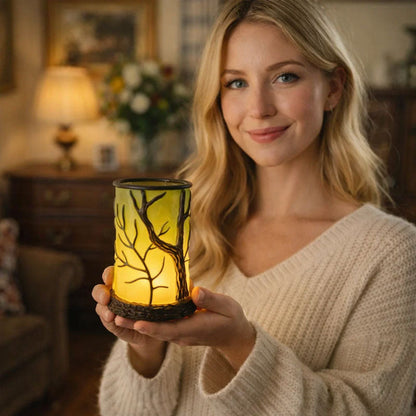 Nature-Inspired Resin Table Lamp