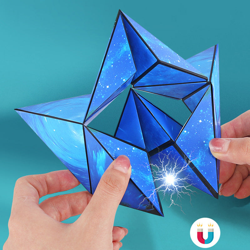 Supercool geometrisk 3D-magnetisk magisk kub