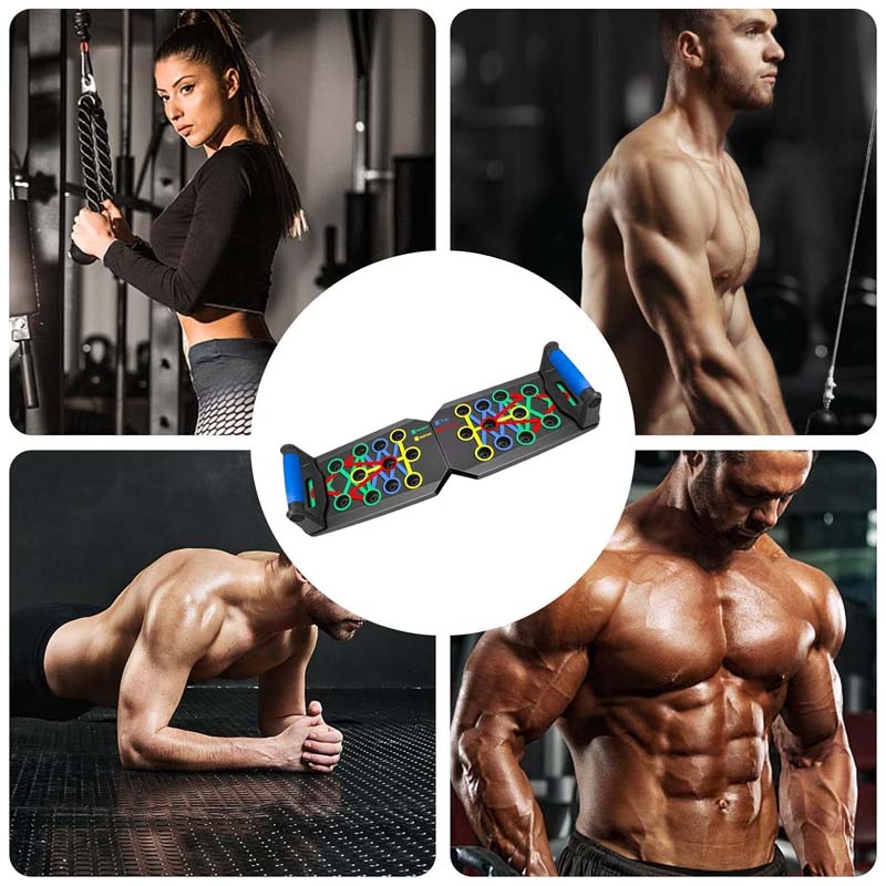 Multifunktionell armhävningsbräda träningsbräda