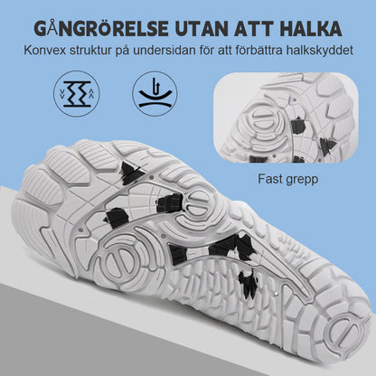 Män och kvinnors strand simning utomhus vandring och bergsklättring cykelskor