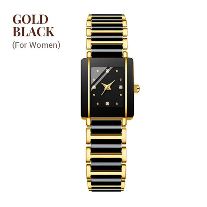 ⌚Fashion Ceramic Square Quartz Watch