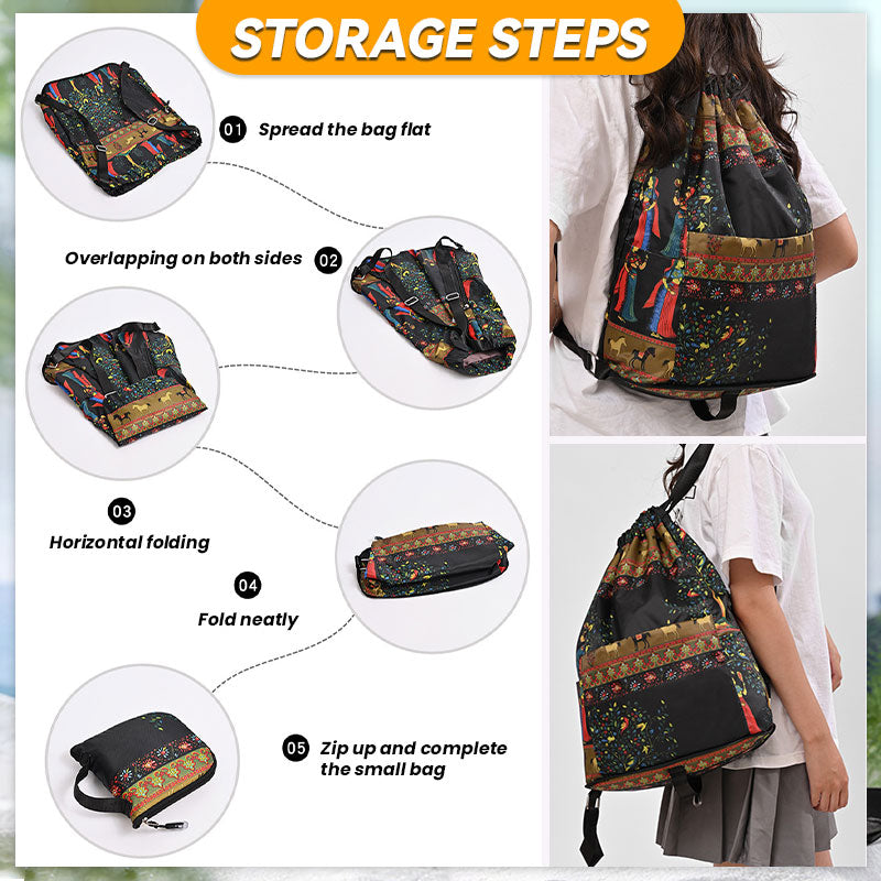 Dragsko Vikbar Stor kapacitet Torr-våt Separation Resa Sport Ryggsäck