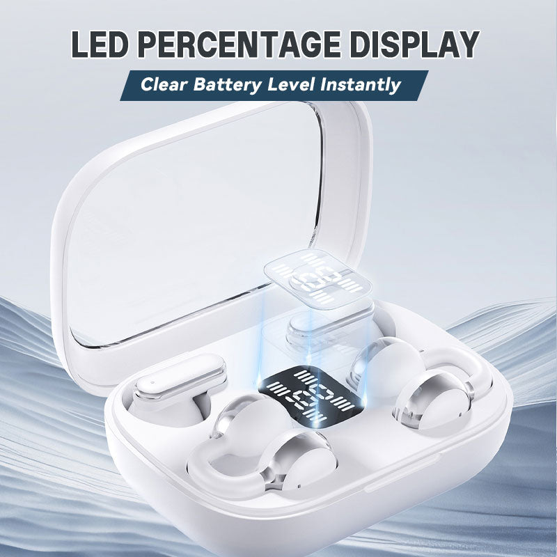 🎧 Trådlösa Bluetooth-hörlurar med dubbla öron