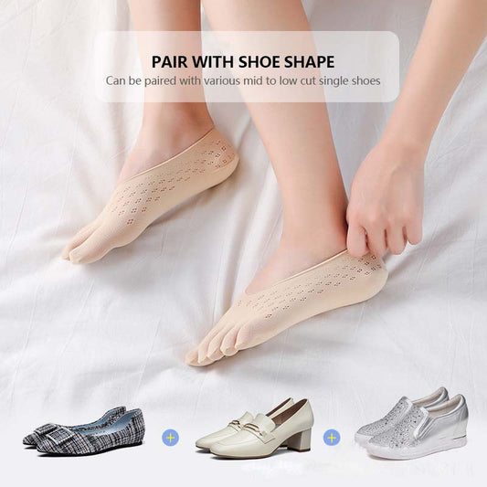 🧦Orthopedic Invisible Toe Socks|Summer Five-Toe Shallow Socks🌸