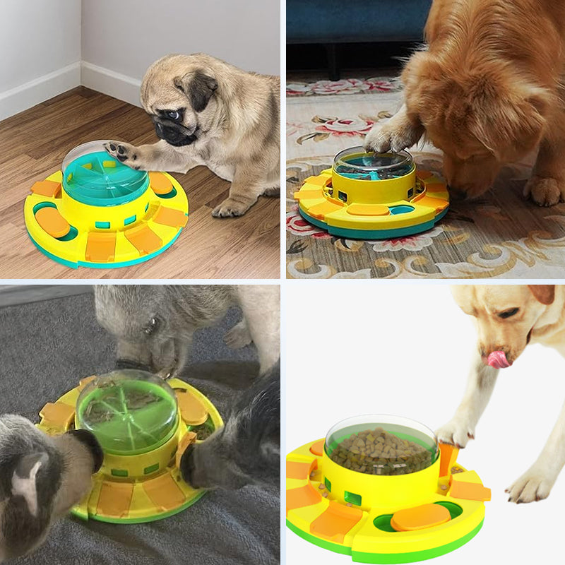 Hund leksak intelligens belöning tryck läcka mat