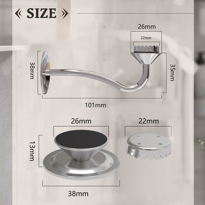 🧼 Magnetisk Tvålhållare i Rostfritt Stål - Smidig Förvaring, Håll Rent 🧼