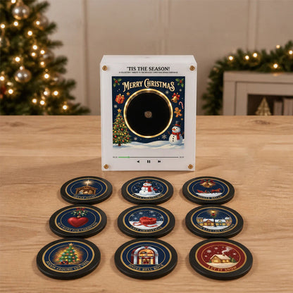 🎄 Christmas Music Fridge Stickers | Interactive Festive Decor with 9 Classic Christmas Carols