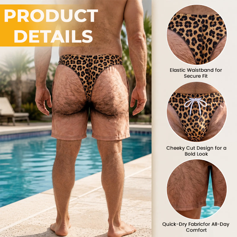 The "Cheeky Commando" Novelty Prank Swim Trunks – Guaranteed to Cause Double-Takes!