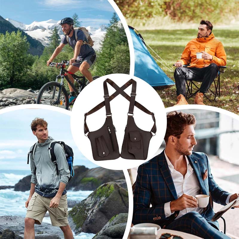 Retro ryggsäck med axelremsväska