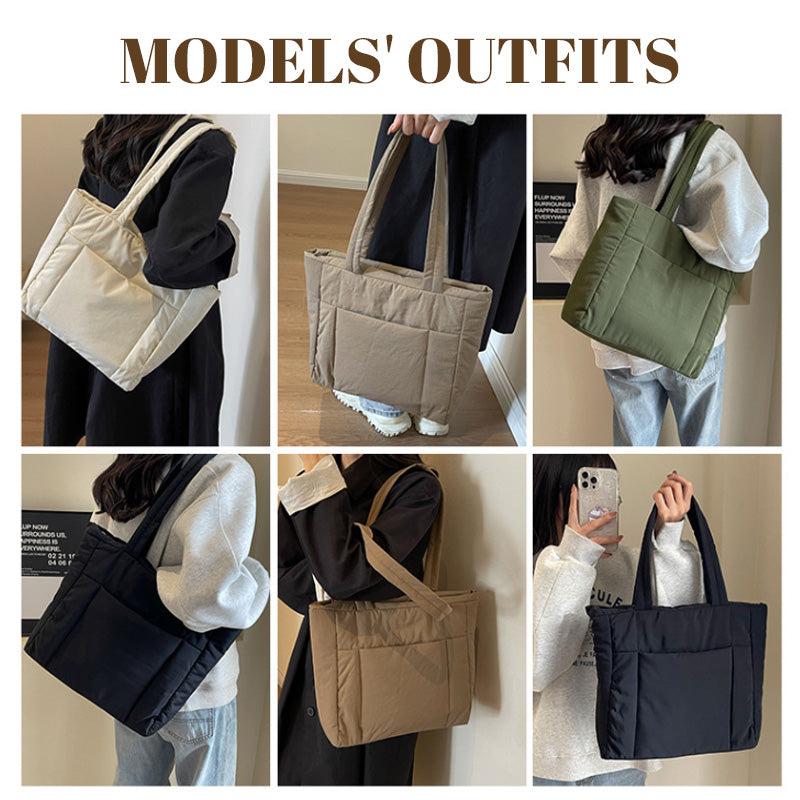 Kanvasväska med stor kapacitet