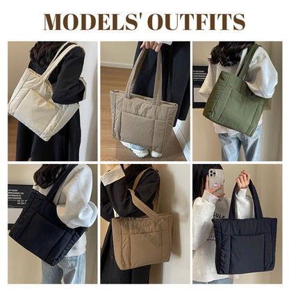 Kanvasväska med stor kapacitet