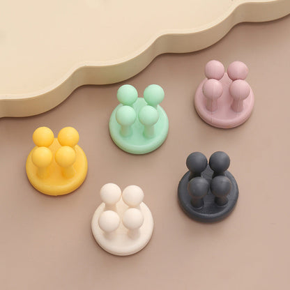 Självhäftande krok utan stansning av silikon