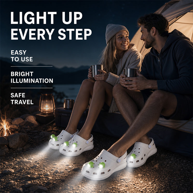 Headlights for Croc Shoes Spotlight for Hiking & Camping